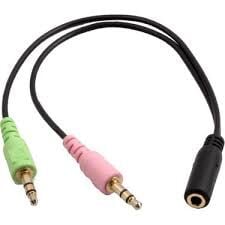 VCOM M515 1 DİŞİ 2 ERKEK STEREO KABLOSU