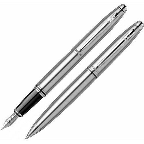 SCRIKSS 88 TÜKENMEZ KALEM+DOLMAKALEM TAKIM KROM