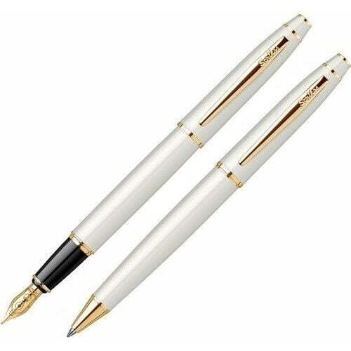 SCRIKSS 35 BEYAZ ALTIN TÜKENMEZ+DOLMAKALEM TAKIM