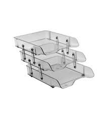 BAFİX EVRAK RAFI HAREKETLİ 3 LÜ ŞEFFAF