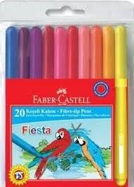 F.C 20 RENK KEÇELİ KALEM FİESTA