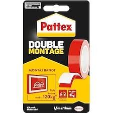PATTEX MONTAJ BANDI ÇİFT TARAFLI 19MMX1,5M