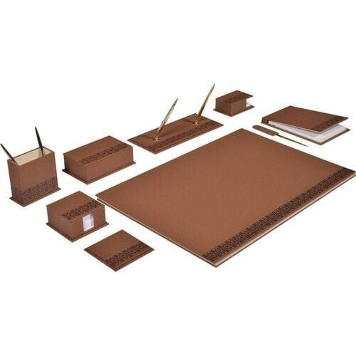 GIPTA 7606 DENIM 10 PARÇA SÜMEN TAKIMI-KAHVE