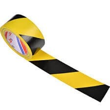 İKAZ BANDI BASKILI SARI-SİYAH 50MMX33M