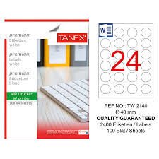 TANEX TW-2140 40MM HAZIR 100LU ETIKET
