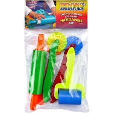 BRONS OYUN HAMURU KALIBI MERDANE VE BIÇAK SETİ BR-475