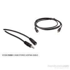 VCOM CV202 STEREO UZATMA SES KABLO 1,8 MT ERKEK-DİŞİ