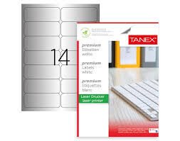 TANEX TW-2014 SILVER 25LI 99.1X38MM HAZIR ETIKET