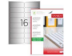 TANEX TW-2016 SILVER 25LI 99,1x34MM HAZIR ETIKET