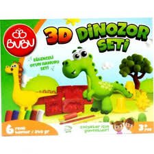 BU-BU OYUN HAMURU SETİ 3D DİNAZOR (L) BUBU-OH0012