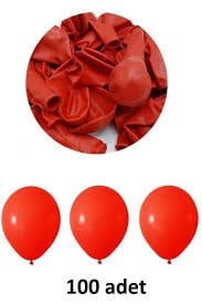 VATAN BALON KIRMIZI RENK 100 LÜ VT385