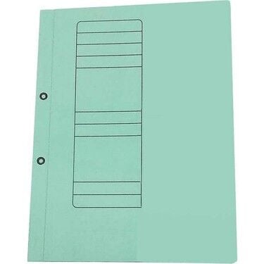 BAFİX YARIM KAPAK KARTON TELLİ DOSYA 1.KALİTE YEŞİL