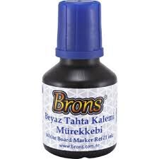 BRONS BR-351 BOARD MARKER MUREKKEBI 30CC MAVİ