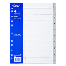 NOKİ 1-10 PP AYRAÇ RAKAM