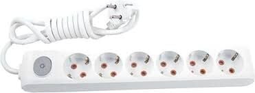 VİKO 6LI 3M PRİZ ANAHTARLI