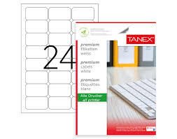 TANEX TW-2024 ŞEFFAF 25LI 105x148MM HAZIR ETIKET