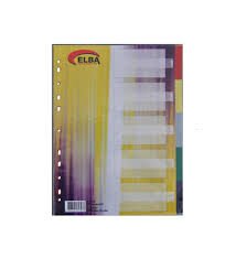 BAFİX SEPERATÖR PLASTİK 5 RENKLİ