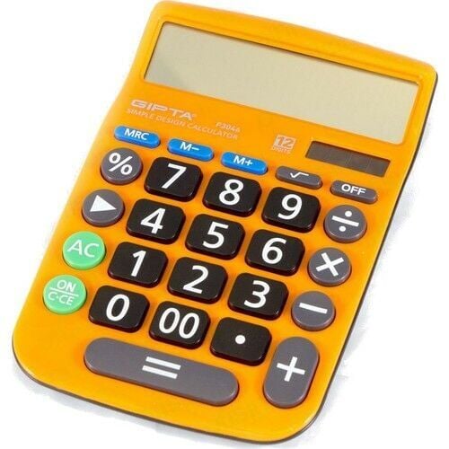 GIPTA F3046 HESAP MAK.12HANE MASA TİPİ RENKLİ