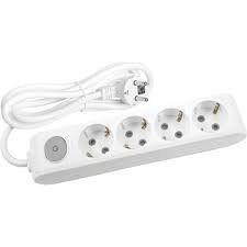 VİKO 4LÜ 2MT ANAHTARLI PRİZ