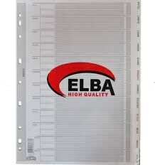 BAFİX AYLAR SEPERATÖR KARTON