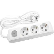 VİKO 3LÜ 1MT MULTİ-LET ANAHTARSIZ PRİZ