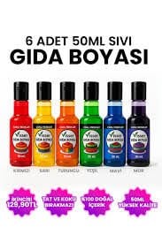 VİSSER GIDA BOYASI 50MLX6 RENK 09011