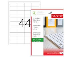 TANEX TW-2044 TRANS. 25Lİ 99,1x67,7MM HAZIR ETIKET