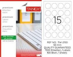 TANEX TW-2150 50MM HAZIR 100LU ETIKET