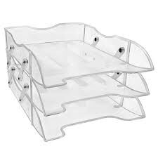 CASSA 3 LÜ EVRAK RAFI HAREKETLİ ŞEFFAF 8808