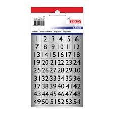 TANEX STC-401 METALİZE RAKAM ETİKETİ