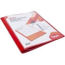 NOKİ SUNUM DOSYA A4 DISPLAY BOOK 10 LU KIRMIZI