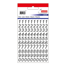 TANEX STC-405 ŞEFFAF RAKAM ETİKETİ