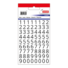 TANEX STC-408 ŞEFFAF RAKAM ETİKETİ