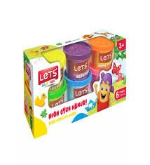 LETS OYUN HAMUR FOSFORLU 6 RENK 600 GR 8346
