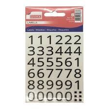 TANEX STC-410 ŞEFFAF RAKAM ETİKETİ