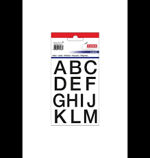 TANEX STC-411 ŞEFFAF HARF ETİKETİ