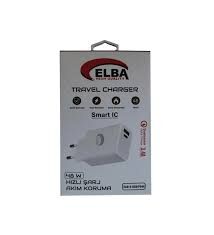 ELBA ELB13 ELB-48W 3.4A USB PD48 USB TYPE-C AKILLI ISIYA DAYANIKLI HIZLI ŞARJ KAFA