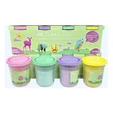 F.C 4LÜ OYUN HAMURU SİLİNDİR PASTEL RENKLER