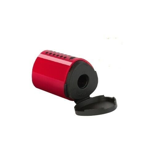 F.C MİNİ GRİP KALEMTRAŞ GRİ/KIRMIZI/MAVİ