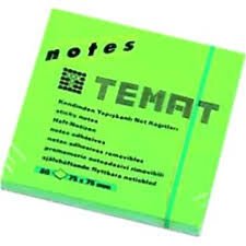 TEMAT 75X75MM NOT KAĞIDI FOS.YEŞİL
