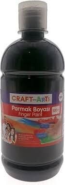 CRAFT AND ARTS PARMAK BOYA 500 ML SİYAH