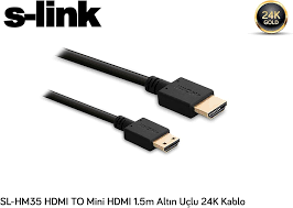 S-LİNK SL-HM35 HDMI TO MİNİ HDMİ ÇEVİRİCİ