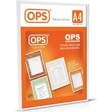 OPS AFİŞ TAŞIYICI A4 DİKEY DUVAR TİPİ OPS 071