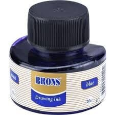 BRONS BR-318 ÇİNİ MUREKKEBI 20CC MAVİ