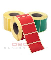 28x45 RENKLİ 1000Lİ TERMAL BARKOD ETİKETİ