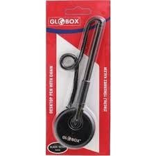 GLOBOX ZİNCİRLİ TÜKENMEZ KALEM SİYAH