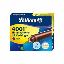 PELİKAN 4001 6LI KAHVE DOLMA KALEM KARTUŞU KÇK