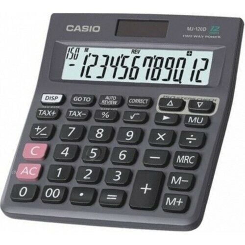 CASIO MJ-120D HESAP MAKİNASI PLUS-BK