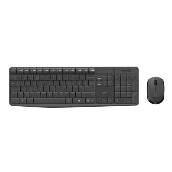 LOGITECH MK235 SİYAH KABLOSUZ KLAVYE+MOUSE SET