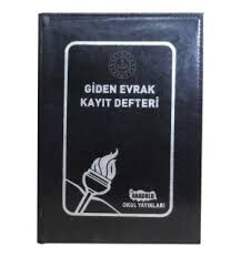 GİDEN EVRAK KAYIT DEFTERİ (LÜKS AJANDA)